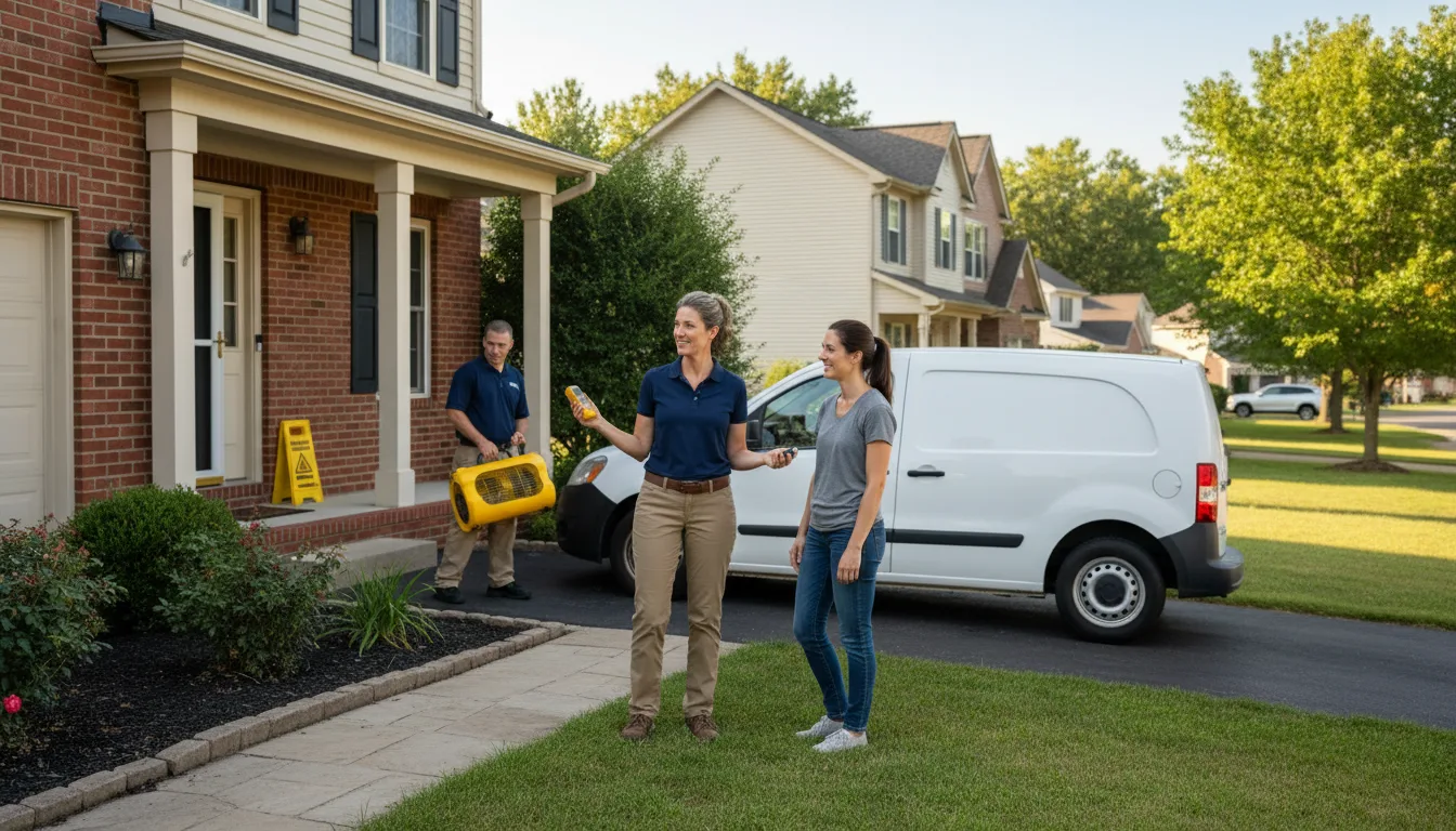 Water restoration image for Water Damage & Restoration Services in Caledonia, OH